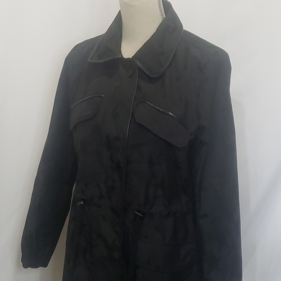 𝅺NWOT AVEC LES FILLES Star Camo Print Long Jacket - Picture 2 of 11